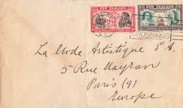 COVER. NEW ZEALAND. 1940. AUCKLAND TO PARIS - Lettres & Documents