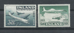 ISLANDIA  YVERT  AEREO  30/31   MNH  ** - Luchtpost