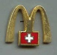 @@ Pin's Mac Donald's Blason Suisse (1.5x1.3) @@md27 - McDonald's