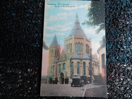 Bonsecours, La Basilique Vue De La Route De Condé, Vieilles Voitures (Z16) - Péruwelz