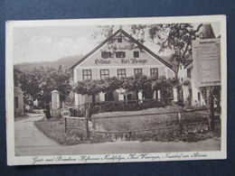 AK Nußdorf Am Attersee Gasthaus Wiesinger B. Vöcklabruck 1932  //// D*55285 - Attersee-Orte