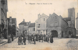 89-NOYERS-PLACE DU MARCHE AU BLE - Noyers Sur Serein