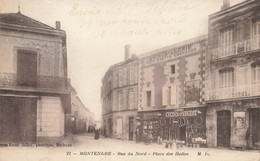 Montendre * La Rue Du Nord * La Place Des Halles * Quincaillerie * Commerce Magasin Cycles PEUGEOT - Montendre