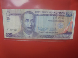 PHILIPPINES 100 PISO 2007 Circuler (B.29) - Philippines