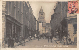 87-SAINT-JUNIEN- CARTE-PHOTO- RUE JULIEN DUMAS - Saint Junien