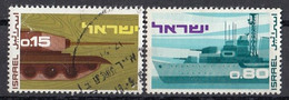 ISRAEL 437-438,used,falc Hinged - Usati (senza Tab)