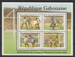 Gabon - Football - World Cup - Calcio Italia 90'  Sheet 59    MNH - - 1990 – Italie