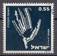 ISRAEL 588,used,falc Hinged - Usados (sin Tab)