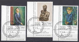 ISRAEL 609-611,used,falc Hinged - Usados (con Tab)