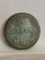 1 CENTIME DUPRE AN 6 A PARIS / FRANCE - 1792-1804 1ère République (An I – An XII)