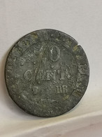 10 CENTIMES ARGENT BILLON NAPOLEON 18?? BB STRASBOURG AU N COURONNE / FRANCE - 10 Centimes