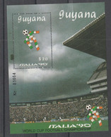 Guyana - Football - World Cup - Calcio Italia 90'   Sheet.  MNH - - 1990 – Italie