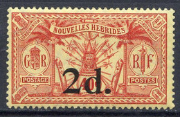 Réf 54 CL2 < -- NOUVELLES HEBRIDES < Yvert N° 68 * Neuf Ch. - Scan Détaillé Pour Le Dos - Neufs