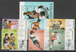 Laos - Football - World Cup - Calcio Italia 90'  Sheet + 6 Val.  MNH - - 1990 – Italie