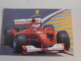 FERRARI CARTOLINA RUBENS BARRICHELLO - Car Racing - F1