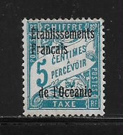 OCEANIE ( FROCE - 148 )  1926  N° YVERT TELLIER     N° 1  N* - Timbres-taxe