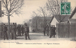 FRANCE - 55 - VERDUN - Militaria - Caserne De Jardin Fontaine - 16e Régiment D'Infenterie - Carte Postale Ancienne - Verdun