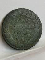 5 CENTIMES DUPRE GRAND MODULE AN 5 A PARIS / FRANCE - 1792-1804 First French Republic