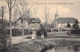 FRANCE - 77 - Parc Et Communs Du Château De Crèvecoeur - Carte Postale Ancienne - Autres & Non Classés