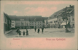 AUSTRIA - GRUSS AUS KNITTELFELD - HAUPTPLATZ - VERLAG KNESFCHAUREK - 1900s  (16160) - Knittelfeld