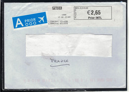 1 Lettre Prioritaire  Internationale Belgique Pour La France PRIOR 2,65  (lot 218) - Cartas & Documentos