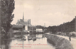 FRANCE - 80 - AMIENS - La Cathédrale - Vue Des Bords De La Somme - Carte Postale Ancienne - Amiens