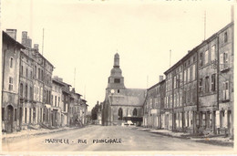 FRANCE - 55 - MARVILLE - Rue Principale - Carte D'entellée - Carte Postale Ancienne - Autres & Non Classés