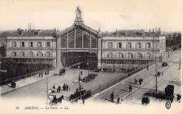 FRANCE - 80 - AMIENS - La Gare - LL - Carte Postale Ancienne - Amiens