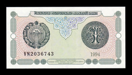 Uzbekistán 1 Sum 1994 Pick 73b Sc Unc - Uzbekistan