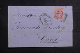 ITALIE - Lettre De Livorno Pour La Belgique En 1868, Affranchissement Plaisant - L 41150 - Entero Postal