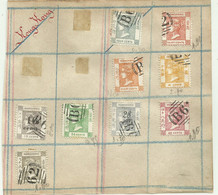 9 FRANCOBOLLI HONG KONG 1862 - Other & Unclassified