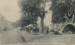 BARJOLS PLACE DE L'HOPITAL ET AVENUE DE LA GARE - Barjols