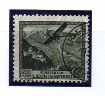 Liechtenstein -  (1930)  - P A    45 R.  Paysage - Oblitere - Luchtpostzegels