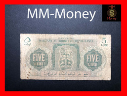 LIBYA 5 Lire  1943  P. M 3   Fine - Libyen