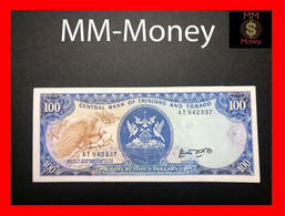 TRINIDAD & TOBAGO  100 $  1985  P. 40 A  "sig. E. A. Bobb"   *scarce*  Grafiti    AXF - Trinidad Y Tobago