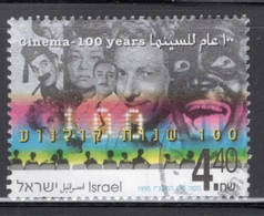 Israel 1995 Single Stamp Celebrating Centenary Of Motion Pictures In Fine Used - Used Stamps (without Tabs)