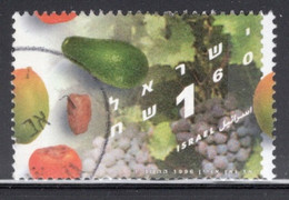 Israel 1996 Single Stamp Celebrating Fruit Production In Fine Used - Gebraucht (ohne Tabs)