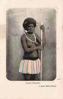 Nouvelle Calédonie - Nouméa - Popinée De D'houailou - Edit. J. Raché - Sein Nu Pipe  - Colorisé -Carte Postale Ancienne - Nouvelle-Calédonie