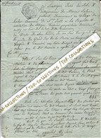 1802 ESTIMATION SEL SELS SALINES MARAIS SALANTS Charente St Just Luzac SUR 1 PAGE V.SCANS+HISTORIQUE - Historische Documenten