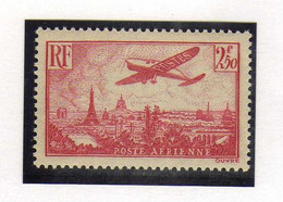 France - (1936)   - P A  2 F. 50 . Avion Survolant Paris -  Neuf* - MLH - 1927-1959 Neufs