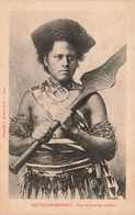 Nouvelle Calédonie - Nouvelles Hébrides - Type De Guerrier Chrétien - A. Bergeret - Carte Postale Ancienne - Nueva Caledonia