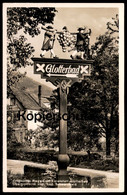 ALTE POSTKARTE GLOTTERBAD ORIGINELLER WEGWEISER KURANSTALT OBERGLOTTERTAL Glottertal Schwarzwald Ansichtskarte Postcard - Glottertal