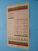 Postzegelvereeniging " DE SCHELDE " Tentoonstelling 4 Nov 1928 > HARMONIE ( Druk Léon Carette Boulaerlei DEURNE-ZUID ) ! - Programmi