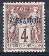 ALEXANDRIE Timbre-poste N°4* Neuf Charnière TB Cote : 6.00 € - Nuevos