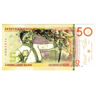 Billet, États-Unis, Billet Touristique, 2019, 50 VERDILOS MROKLAND BANK, NEUF - A Identificar