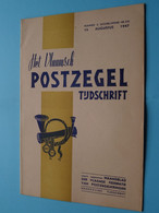 Het Vlaamsch POSTZEGEL Tijdschrift >15 Aug 1947 ( Uitg. Jos. V.-J. VERKEST Tielt ) Fed. Vlaamse Postzegelkringen ! - Antigüedades & Colecciones