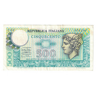 Billet, Italie, 500 Lire, 1974-1979, 1974-02-12, KM:94, TTB - 500 Liras