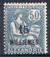 ALEXANDRIE Timbre-poste N°62* Neuf Charnière TB Cote : 5.00 € - Nuevos