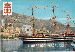 Monaco -  Bateau  L'americo  Vespucci Bateau Ecole  De La Marine Italienne - Porto