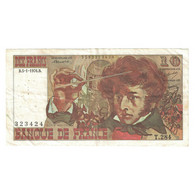 France, 10 Francs, Berlioz, 1972, T.284323424, TTB, Fayette:63.17, KM:150c - 10 F 1972-1978 ''Berlioz''